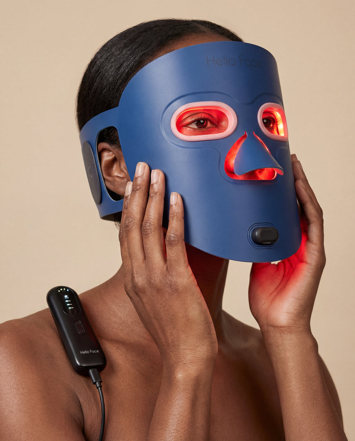 VELORÉ GlowMask™ – Draadloos LED Gezichtsmasker